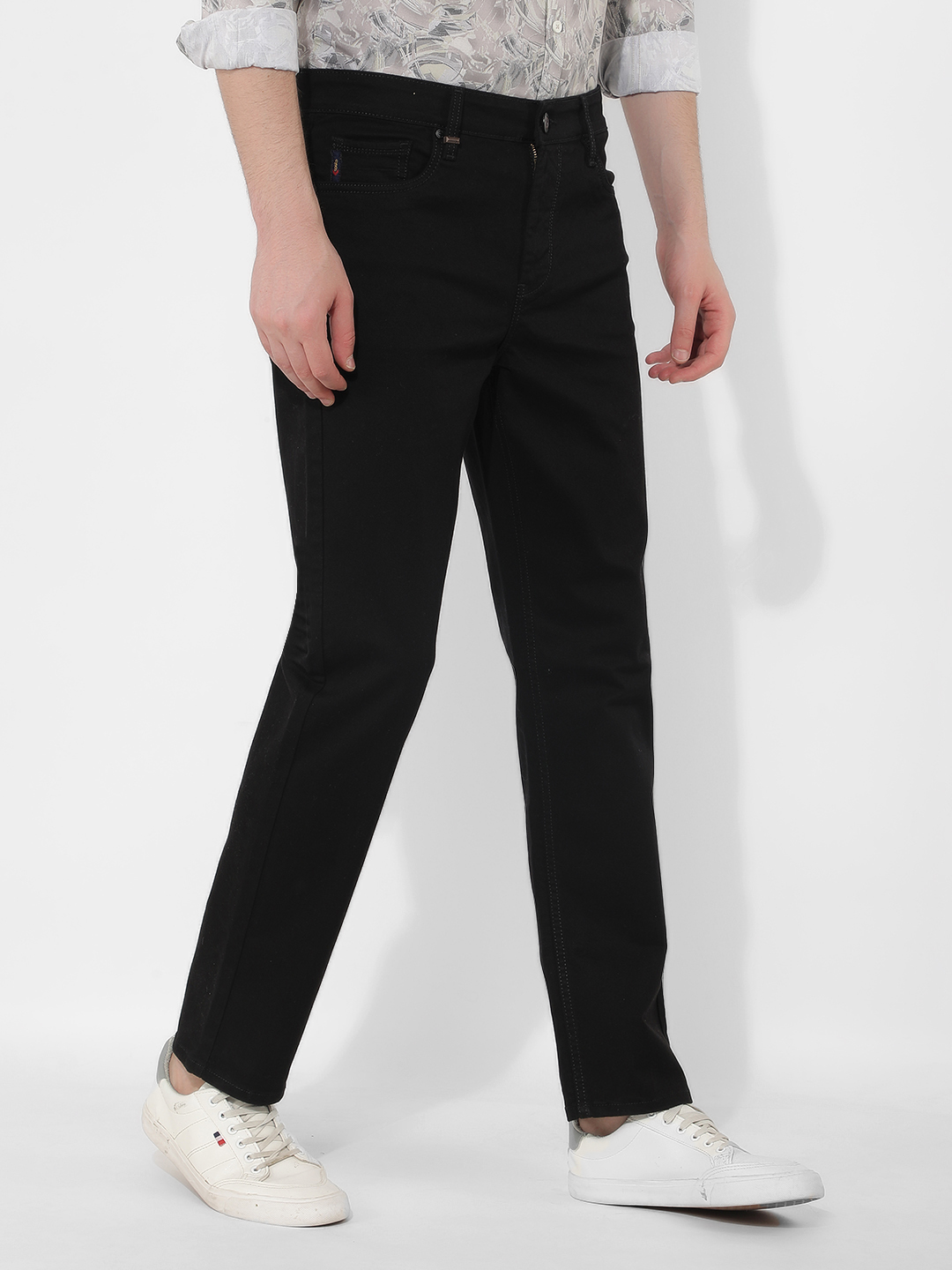 Numero Uno Men Solid Black Jeans